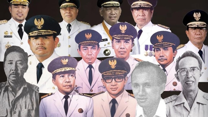 Gubernur Kaltim dari masa ke masa.