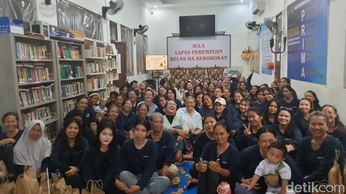 Hari Kartini di Lapas Kerobokan, Bali, Selasa (21/4/2926).