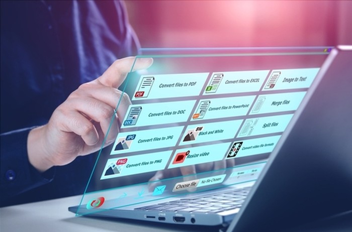 Ilustrasi dokumen digital