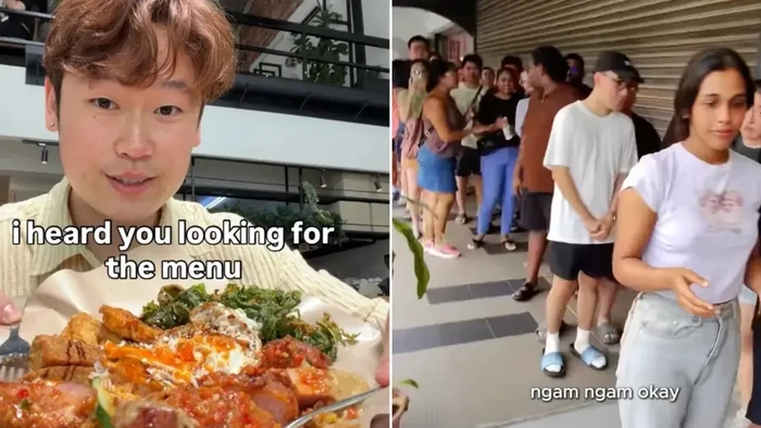Influencer jualan ayam gepuk di Malaysia