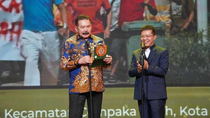 Jaksa Agung menghadiri acara Apresiasi dan Penganugerahan atas capaian program Jaksa Garda Desa yang bertajuk ABPEDNAS Jaga Desa Award 2026.( Dok istimewa)