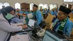 Jemaah Haji Jalani Cek Kesehatan dan Pendataan di Pondok Gede