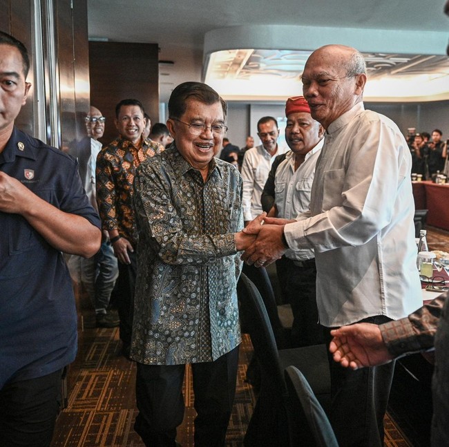 Jusuf Kalla Temui Tokoh Perdamaian Malino, Bahas Suasana Kebangsaan