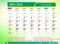 Tanggal Hijriah Hari Ini 1 Mei 2026 serta Amalan Bulan Dzulqadah