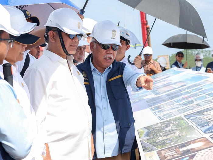 Lahan yang akan dipakai untuk kawasan legislatif dan yudikatif di IKN