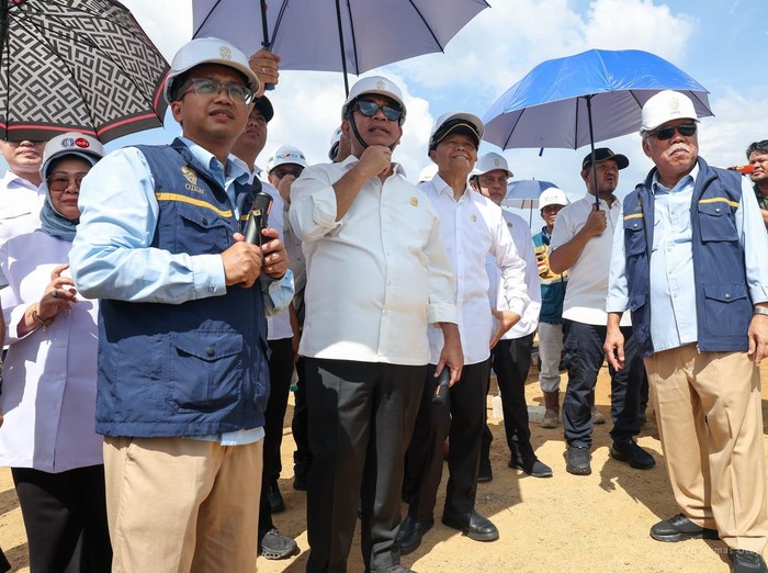 Lahan yang akan dipakai untuk kawasan legislatif dan yudikatif di IKN