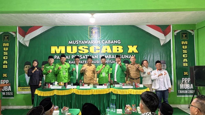 Muscab PPP di Musi Banyuasin Sumsel