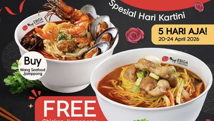 Serbu Yuk! Ini 10 Promo Makanan Hari Kartini 2026 yang Bikin Ngiler