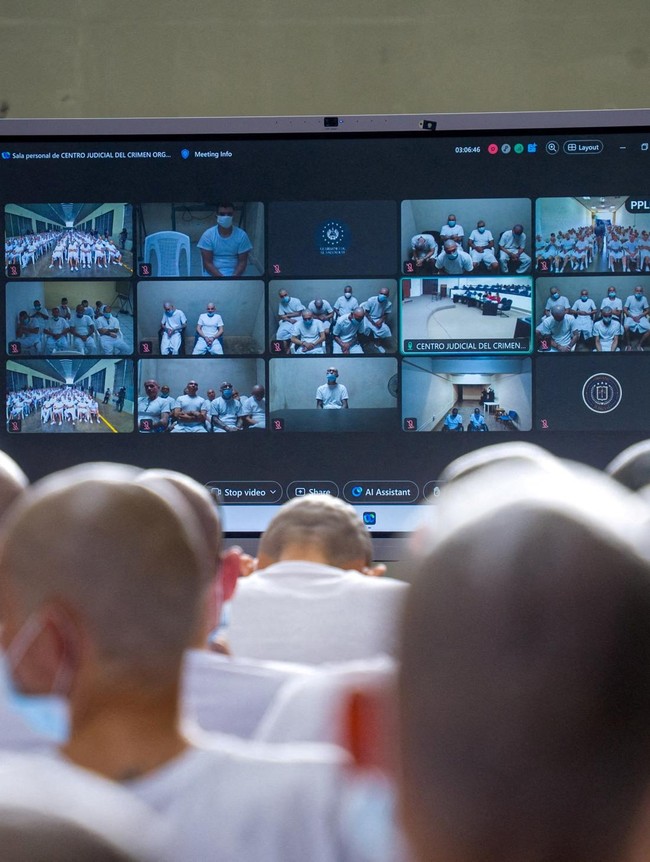 Ratusan Anggota Geng Kriminal MS-13 Hadapi Sidang Massal di El Salvador