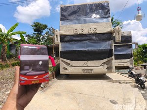 Segini Biaya Bikin Rumah Mirip Bus Double Decker di Wonogiri