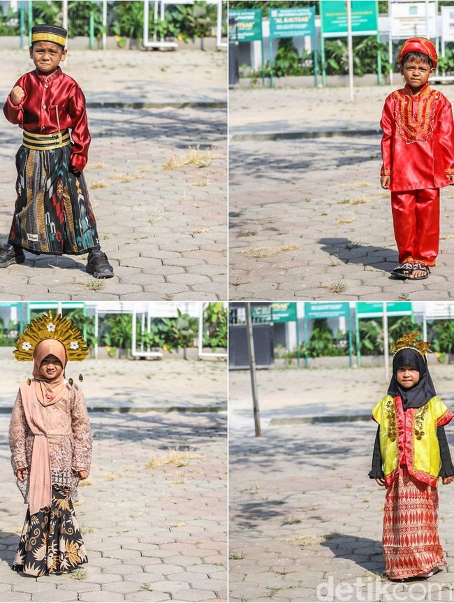 Semarak Hari Kartini, Anak TK Tampil Percaya Diri Pakai Baju Adat