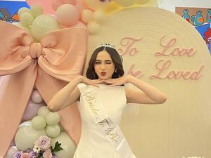 Foto Kejutan Bridal Shower Syifa Hadju, Pakai Dress Putih-Kostum Putri Duyung