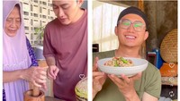 Jauh dari Hiruk Pikuk, Boby Tince Nikmati Masak Bareng Ibu di Desa