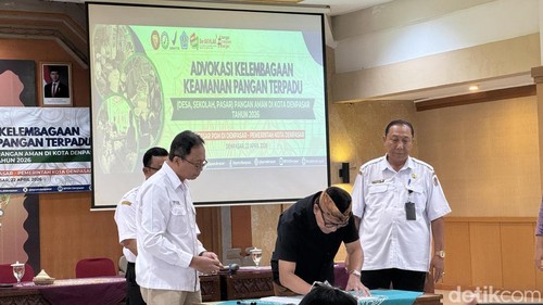 Acara Pembukaan Advokasi Kelembagaan Keamanan Pangan Terpadu di Gedung Wanita Shanti Graha, (22/4/2026).