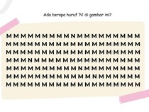 Ada Huruf yang Nyasar di Permainan Gambar Ini, Tak Banyak yang Bisa Temukan