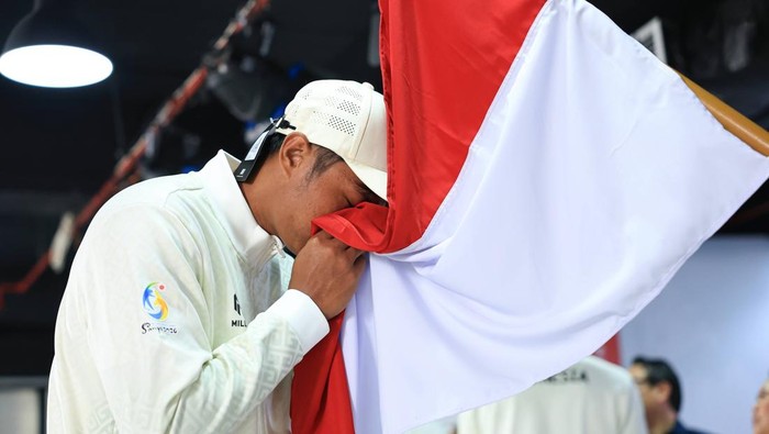 Atlet voli pantai andalan Indonesia Bintang Akbar bangga ditunjuk sebagai pembawa bendera Merah Putih pada upacara pembukaan Asian Beach Games Sanya 2026.