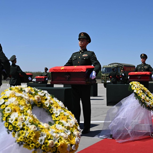 China Pulangkan Jenazah 12 Tentara Relawan Perang Korea
