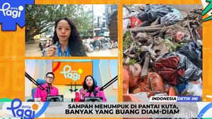 Video: Sampah Menumpuk di Pantai Kuta, Banyak yang Buang Diam-diam 
