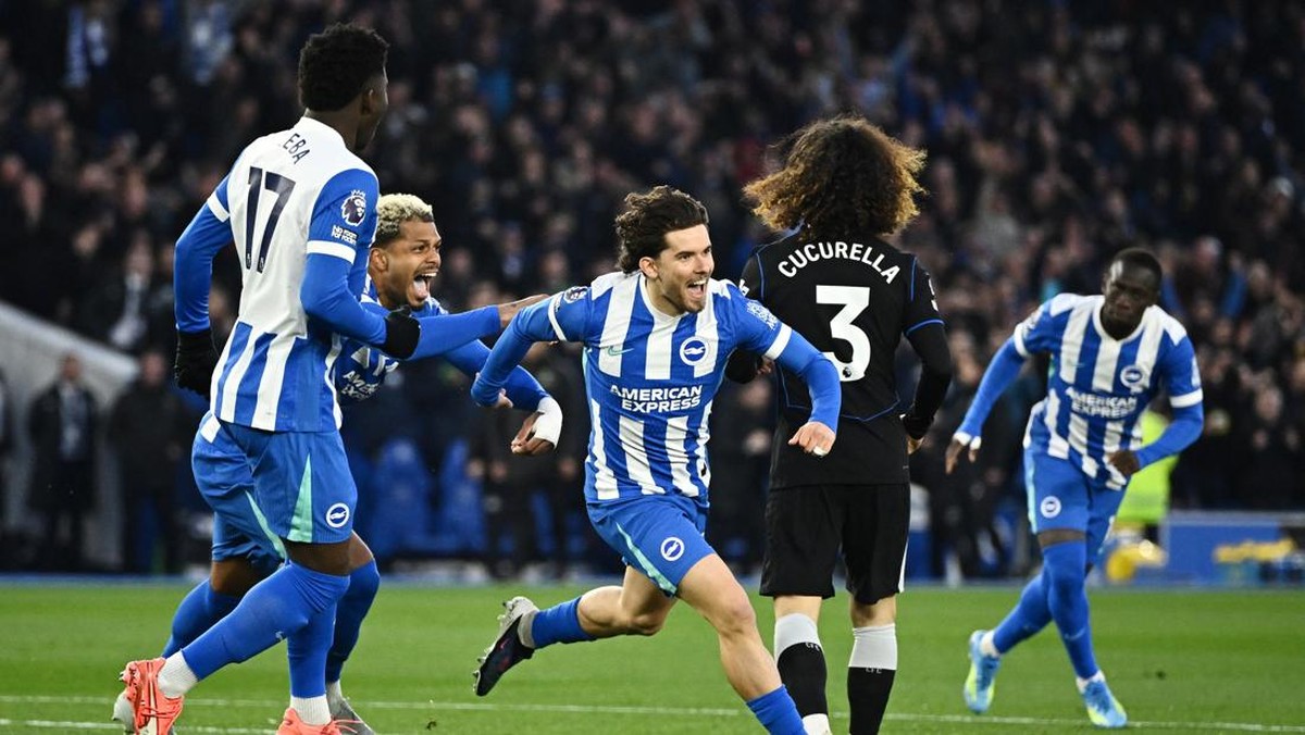 Hasil Brighton vs Chelsea di Liga Inggris. (Foto: REUTERS/Dylan Martinez)