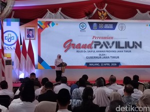 Gubernur Khofifah Resmikan Grand Paviliun RSSA Kota Malang
