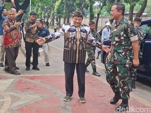 AM Hendropriyono Sambut KSAU Kunjungi Kraton Majapahit Jakarta