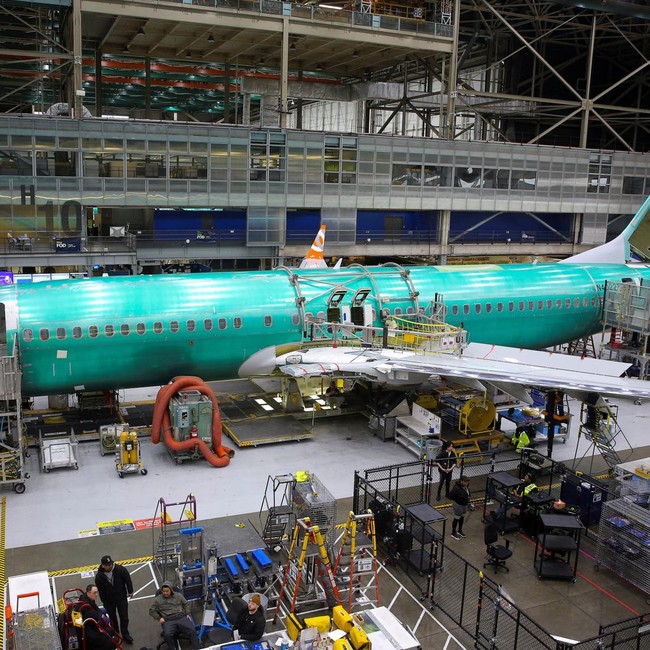 Intip Perakitan Boeing 737 MAX di Washington
