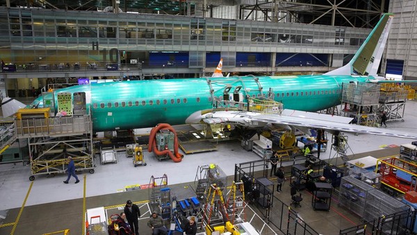 Intip Perakitan Boeing 737 MAX di Washington