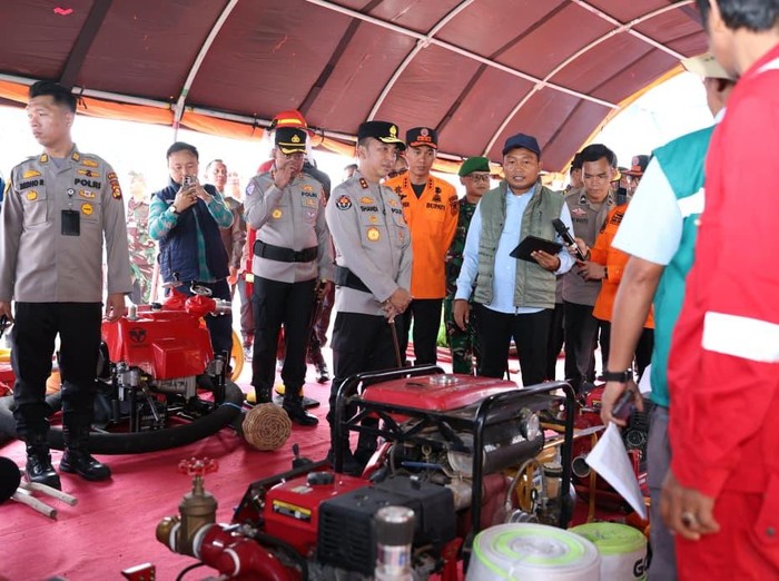 Kapolda Sumsel Irjen Sandi Nugroho pimpin Sispamkota di OKI (Dok.Polda Sumsel)