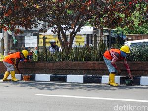 Margonda Dipercantik Jelang HUT ke-27 Kota Depok