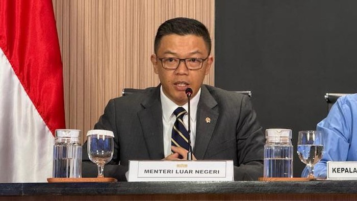 Menlu Sugiono (Eva/detikcom)