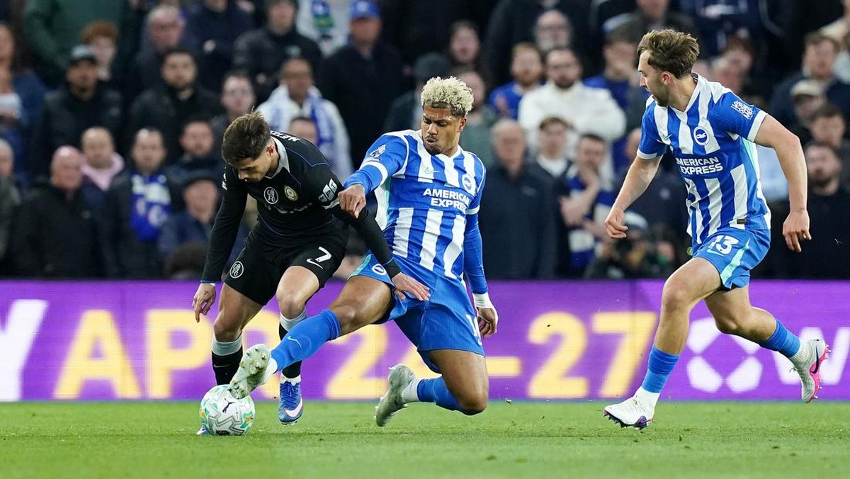 Brighton vs Chelsea di babak pertama. (Foto: PA Images via Getty Images/Gareth Fuller - PA Images)