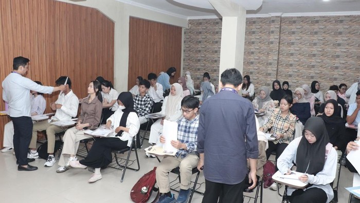 Pelaksanaan UTBK di ISBI Bandung.