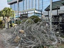 Penampakan Kantor Gubernur Kaltim Pascaaksi 21 April