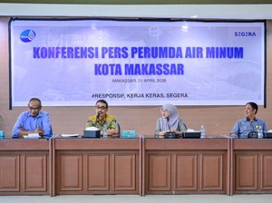 PDAM Makassar Siapkan Pompa Cadangan Atasi Gangguan Air di Wilayah Utara