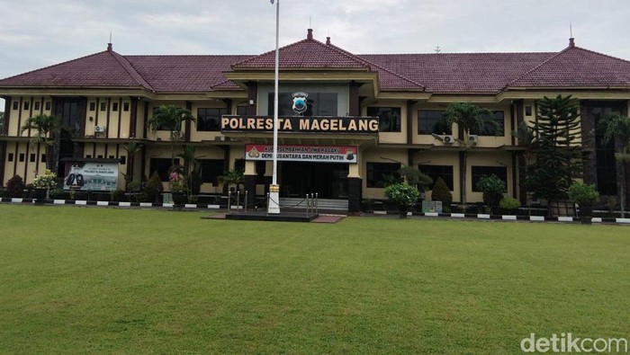 Mako Polresta Magelang di Jalan Soekarno-Hatta No 7 Sawitan, Mungkid, Kabupaten Magelang, Rabu (22/4/2026).