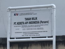 Plang KAI Resmi Berdiri di Lahan yang Diklaim Hercules, Ini Penampakannya