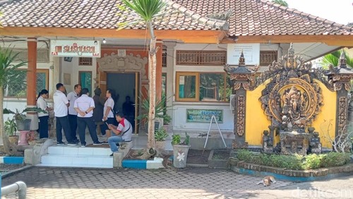 Suasana SMPN 4 Mendoyo, Kelurahan Tegal Cangkring, Kecamatan Mendoyo, Kabupaten Jembrana, Rabu (22/4/2026). (I Putu Adi Budiastrawan/detikBali).