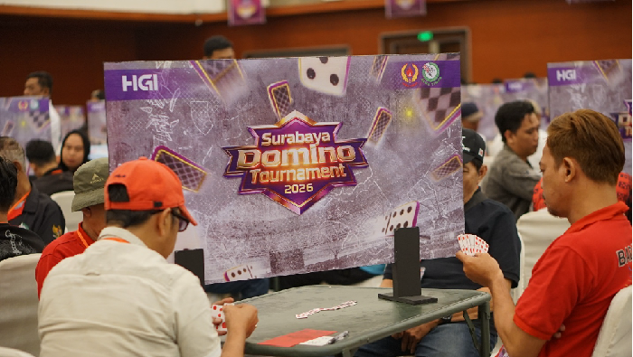 Surabaya Domino Tournament 2026 digelar demi menaikkan pamor domino di Tanah Air. (Foto: dok.HGI)
