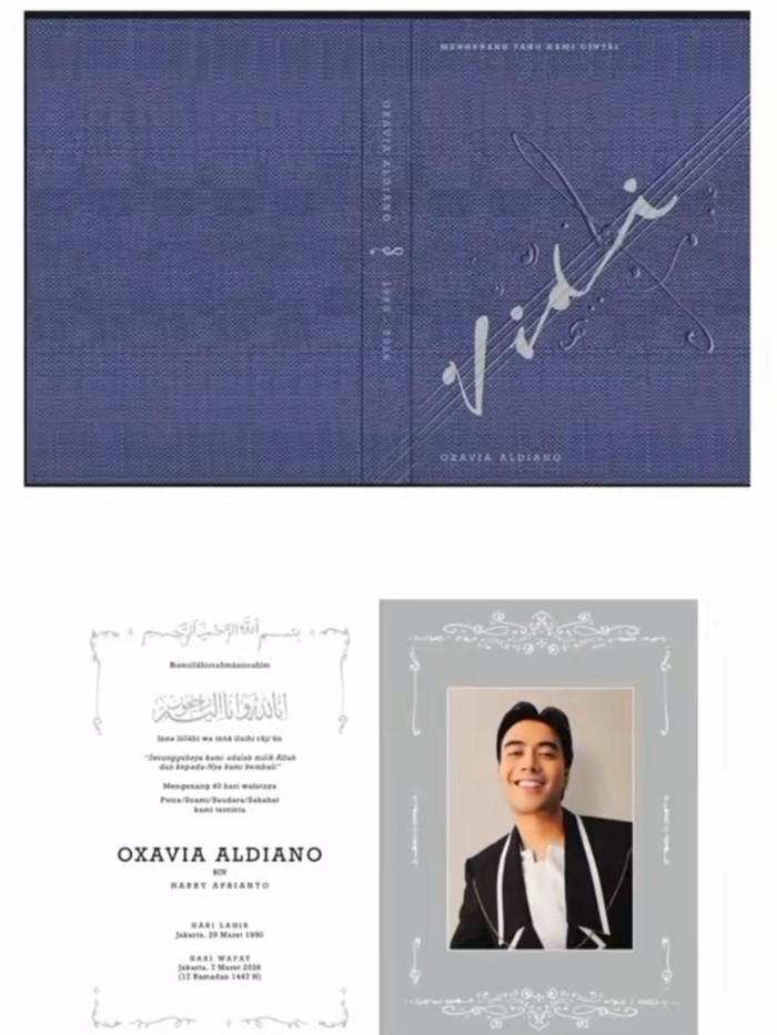 Tara Basro desain buku Yasin untuk Vidi Aldiano.