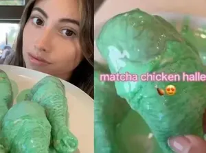 Viral Ayam Goreng Matcha, Kreasi Nyeleneh Ini Tuai Pro Kontra Netizen