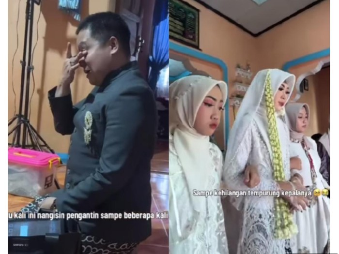 Viral kisah MUA menangis saat merias pengantin wanita akibat kecelakaan. Meski menahan sakit, pengantin tetap semangat.