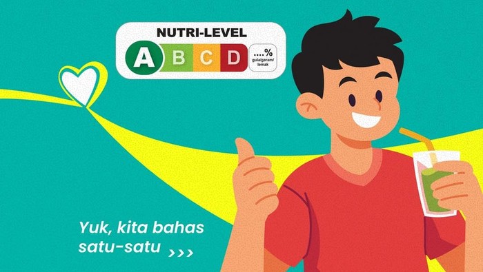 Arti Label Nutri Level A sampai D di Makanan dan Minuman Siap Saji Kemenkes RI