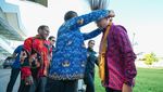 Momen Batik Air Terbang Perdana ke Nabire, Papua Tengah