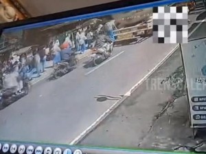 Terekam CCTV Kecelakaan Maut di Kediri