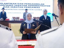 Husniah Lantik 124 Pejabat Pemkab Gowa, Tegaskan Loyalitas-Profesionalisme