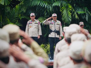 HUT Tagana, Mensos Dorong Penanggulangan Bencana Berbasis Sistem & Data