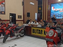 Curanmor 11 TKP Dibongkar, 2 Pelaku Blitar-Kediri Ditangkap