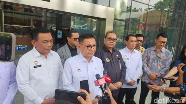 Lemhannas ke KPK. (Adrial/detikcom)