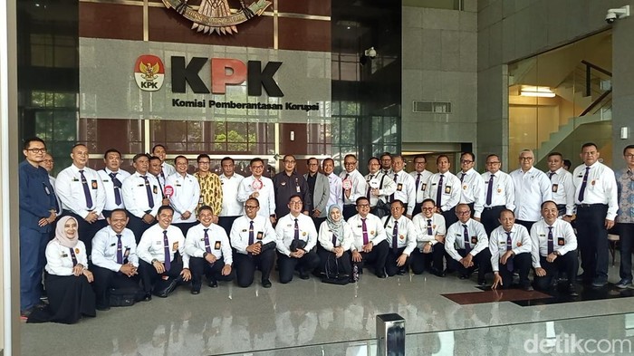 Lemhannas ke KPK. (Adrial/detikcom)