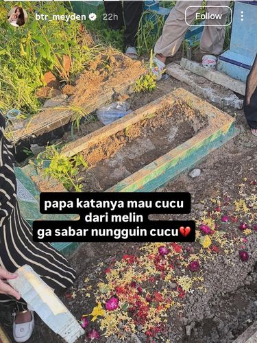 Meyden berduka, ayah meninggal dunia.